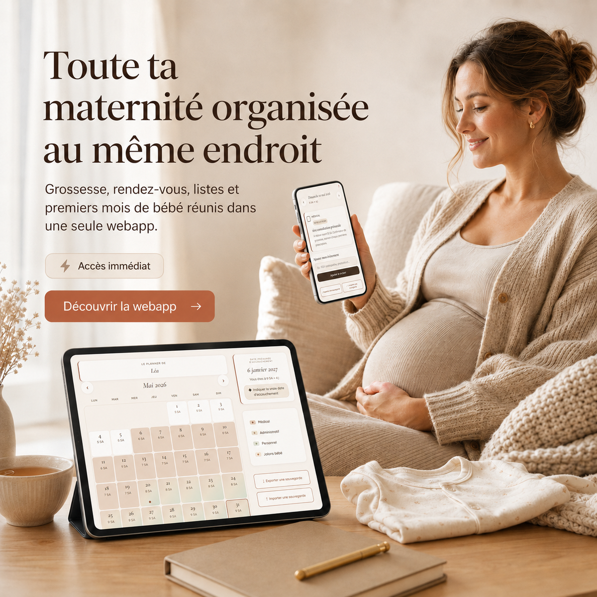 Planner | Mon planner grossesse
